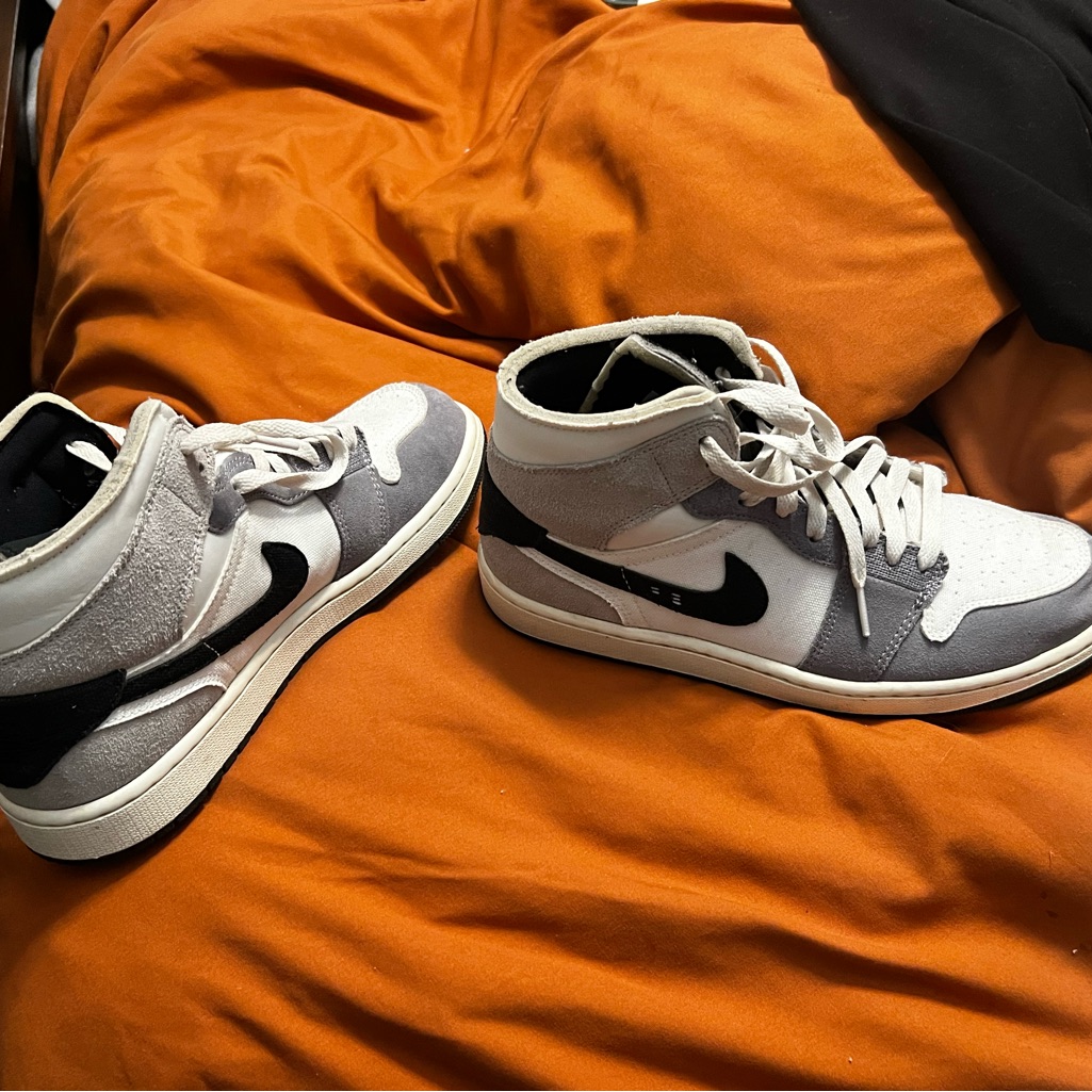 Men's Jordan 1 Mid Se Craft Cement Grey/Black-White